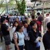 Fans lining up outside Funan DigitaLife Mall today to get their copies of Halo: Reach at the consumer launch today