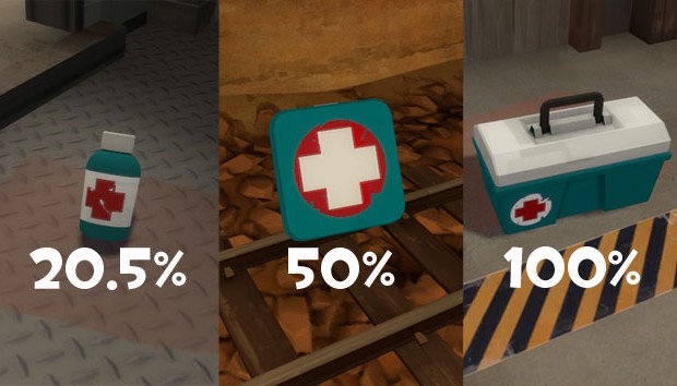 TF2 health kit comparison