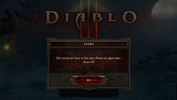 Login error Diablo 3